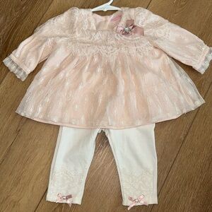 Tunic and Capri set infant girls